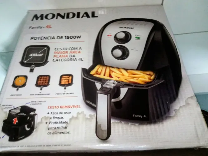 Air fryer mondial 04 L ,nova nuca usada e ainda na caixa.