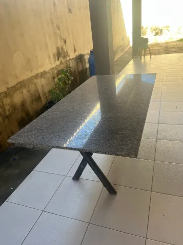 Mesa de mármore 6 lugares