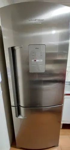 Geladeira Frost Free Brastemp Inox Inverse Ative