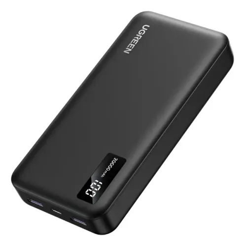 Power Bank Ugreen 20.000mah USB-A/USB-C 20W PB-312 - Preto