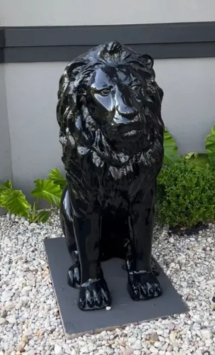 Escultura Leao em fibra de vidro 