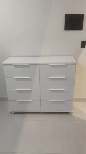 Cômoda mdf/mdp com 8 gavetas / NOVO / ENTREGAMOS