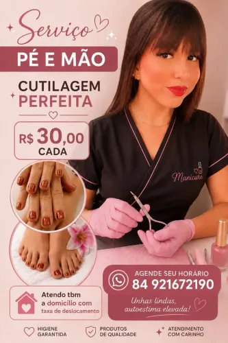 Sua manicure a domicílio 