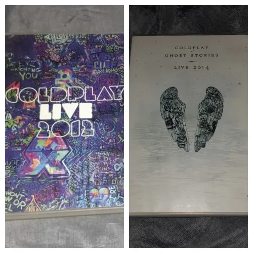 2 dvds Coldplay live 2012 e 2014