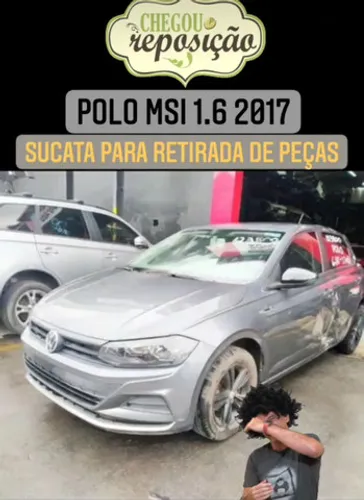 Sucata polo 1.6 msi 2017 para retirada de peças