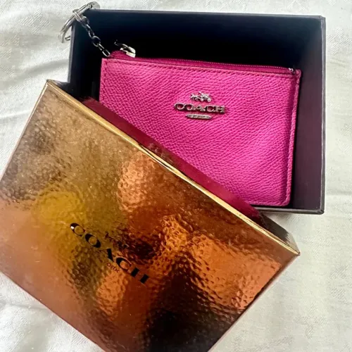 Carteira Coach Original de Couro 