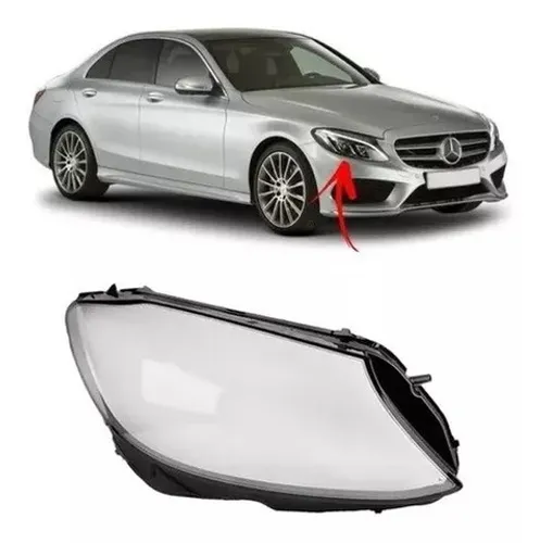 Lente Farol Direito Mercedes Benz C180 C200 C250 2015 2016 2017 2018 2019