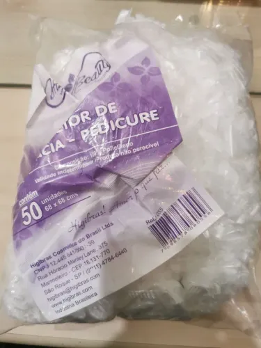 50 unidades de protetores de bacias para pedicure