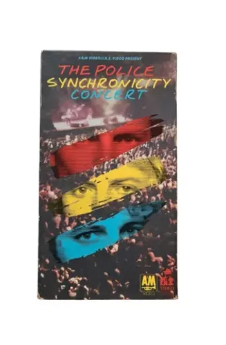 Fita VHS The Police Synchronicity Concert | show