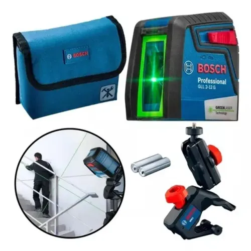 Nivel A Laser Linhas Verdes 12 Metros Gll 2-12g Bosch