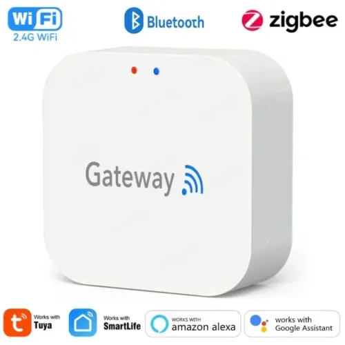 Hub Zigbee Wifi Bluetooth Tuya, Até 128 Conexões