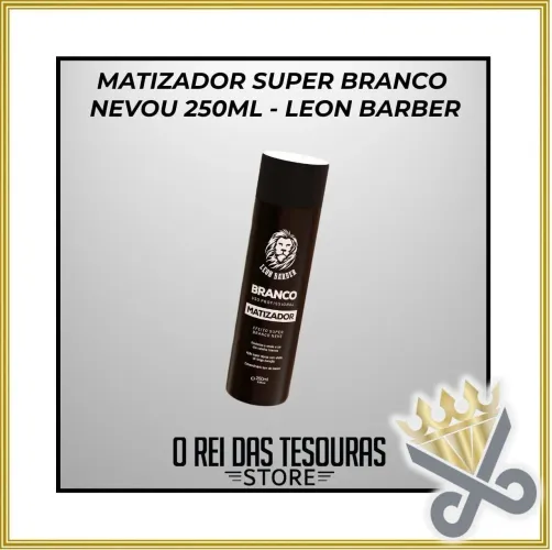 MATIZADOR SUPER BRANCO NEVOU 250ML - LEON BARBER<br>