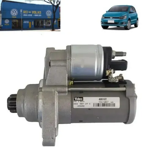 Motor de arranque do Fox 1.6 16V MSI 2015 a 2021 