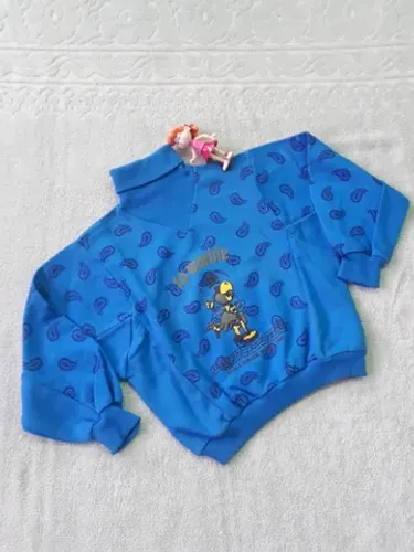 Blusão Feminino Infantil Básico de moletom