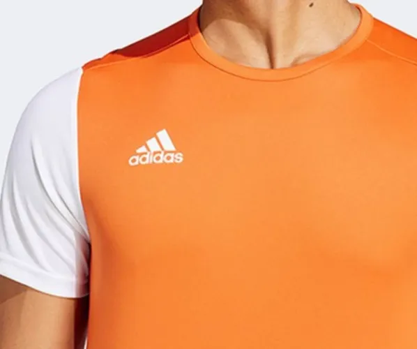 Camiseta Adidas Laranja e Branca M