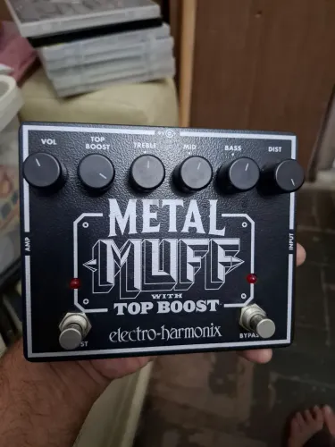 Pedal Metal Muff with Top Boost novo zero