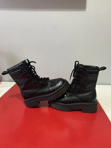 Coturno Pink Heels Preto