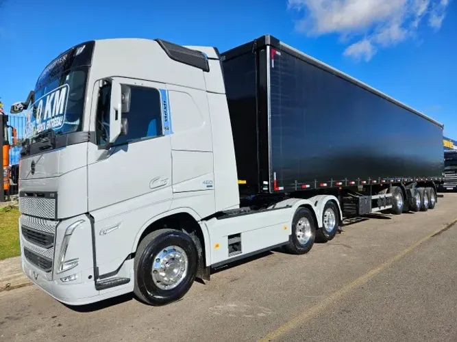 Volvo FH 460 6x2 Globetrotter Ano 25 0km Sider Librelato 4 Eixo Ano 25 0km 30 plts C/pneus