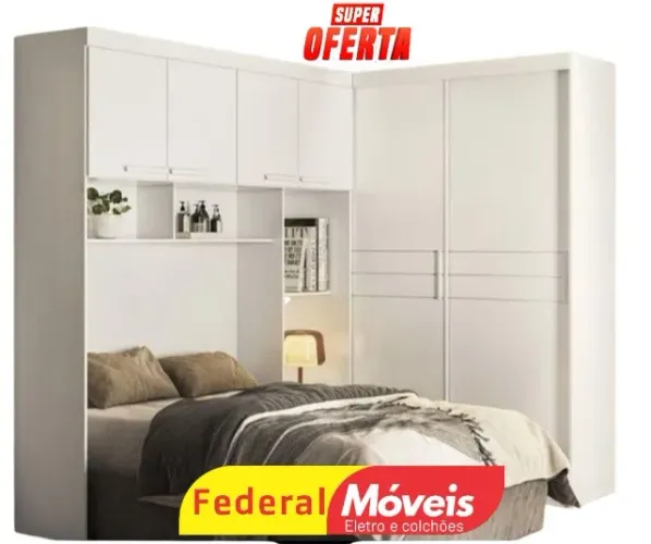 Guarda Roupa Modulado OFF WHITE (MAIS VENDIDO)