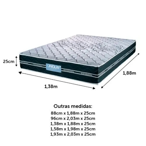 colchão  de  mola ensacada  novo entrega em Ribeirão preto