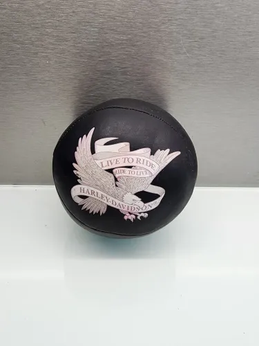 Primeira Bola do bebê de couro da Harley-Davidson 10cm