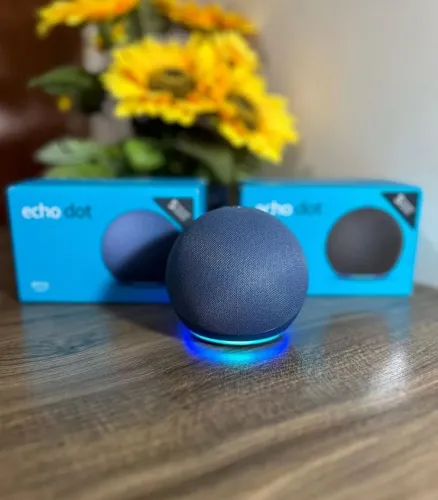 Echo Dot 5 Amazon Alexa Nova e Lacrada