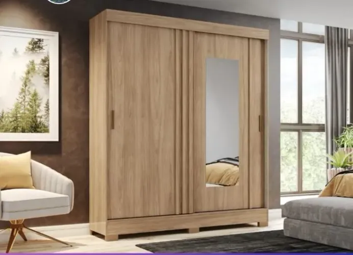 Guarda-Roupa de Casal com Espelho - Design Moderno