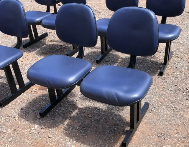 Cadeira longarina 2 lugares 