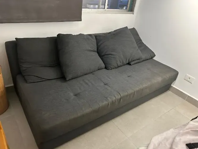 SOFÁ CINZA - CONDIÇÃO USADO