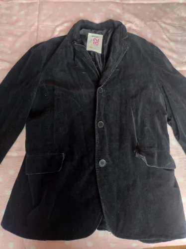 Blazer de Veludo Preto opção 