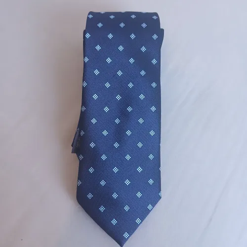 Gravata Verli Azul Marinho com Detalhes