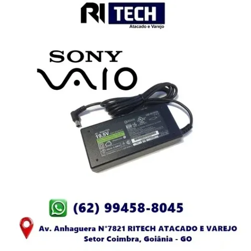 Fonte Carregador Notebook Sony Vaio VGP-AC19V12 | 19.5 V 4.7 A 90W