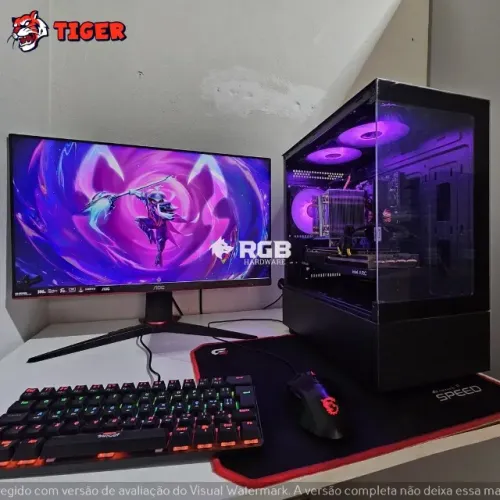 Pc Gamer Novo Completo - Core i7 8700 + ARC A750 8GB + RAM 16GB + SSD 500GB