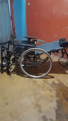 Cadeira de rodas cama reclinavel