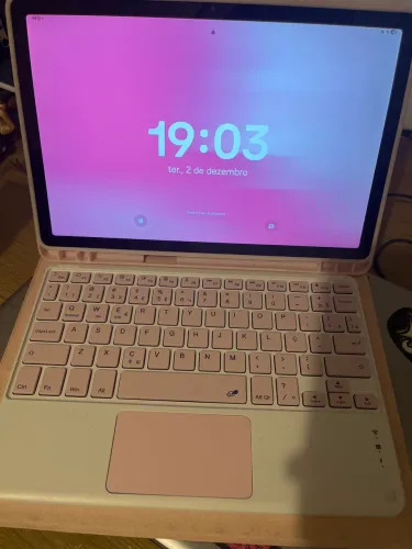 Tablet A9+ Samsung + Capa e teclado