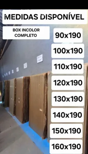Box Incolor Completo - Diversas Medidas