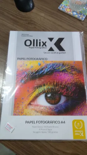 Papel Glossy A4 180 grs c/ 50 folhas