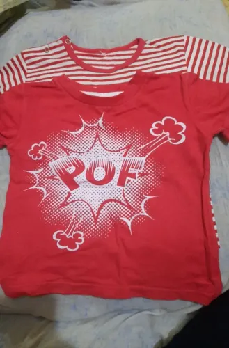 2 camisetas infantis