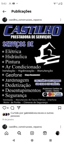 MANUTENÇÃO DE TELHADOS COM GOTEIRAS