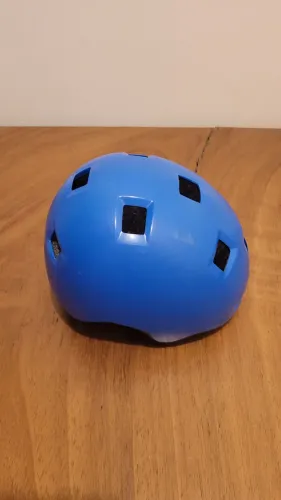 Capacete Infantil bicicleta/patins/skate Oxelo - Tamanho XS (47-52 cm) - Azul - USADO