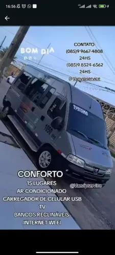 LOCAÇÃO DE VANS 15 LUGARES
