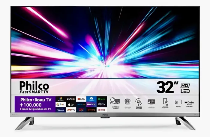 Smart TV Philco de 32" com Roku