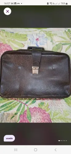 Mala viagem vintage marrom