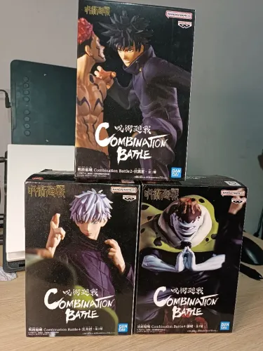 Figures Jujutsu Kaisen - Gojo, Jogo, Megumi, Mahito e Nobara - Leia a Descrição!
