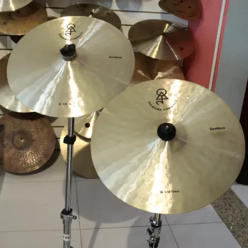 Pratos Domene Cymbals Guardian Hi Hat 14" - PAR