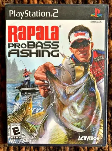 RAPALA PRO BASS FISHING ORIGINAL PLAYSTATION 2 PS2 NOVO LACRADO ACTIVISION ACEITO OLX PAY