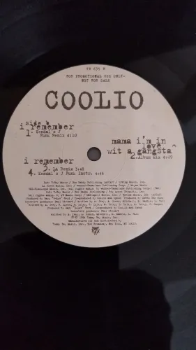 Disco de Vinil Coolio - I Remember