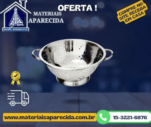 Escorredor Massa Inox 24cm Top util