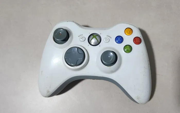 Controle Original X BOX 360 Branco Funcionando  XBOX