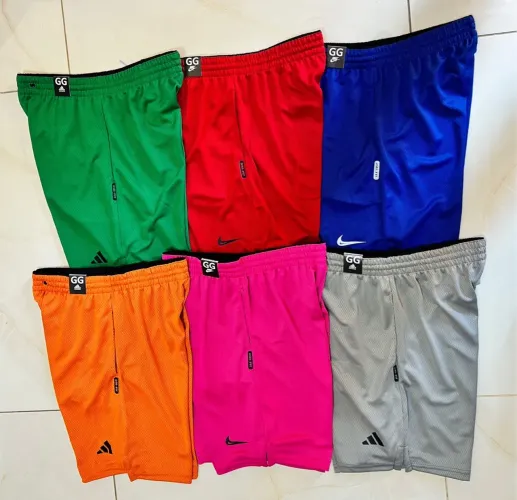 Promoção camisas bermudas calção short masculino dry fit academia prática de esportes